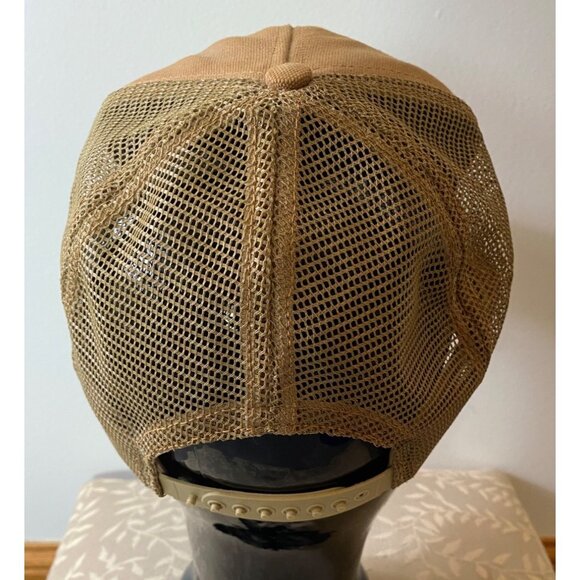 Carhartt Centennial Mesh Snapback Hats Brown & Blue Made In USA - Picture 12 of 16